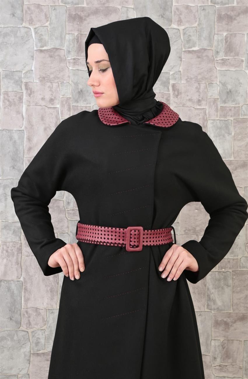 Tuğba Outerwear-Black E1151-09