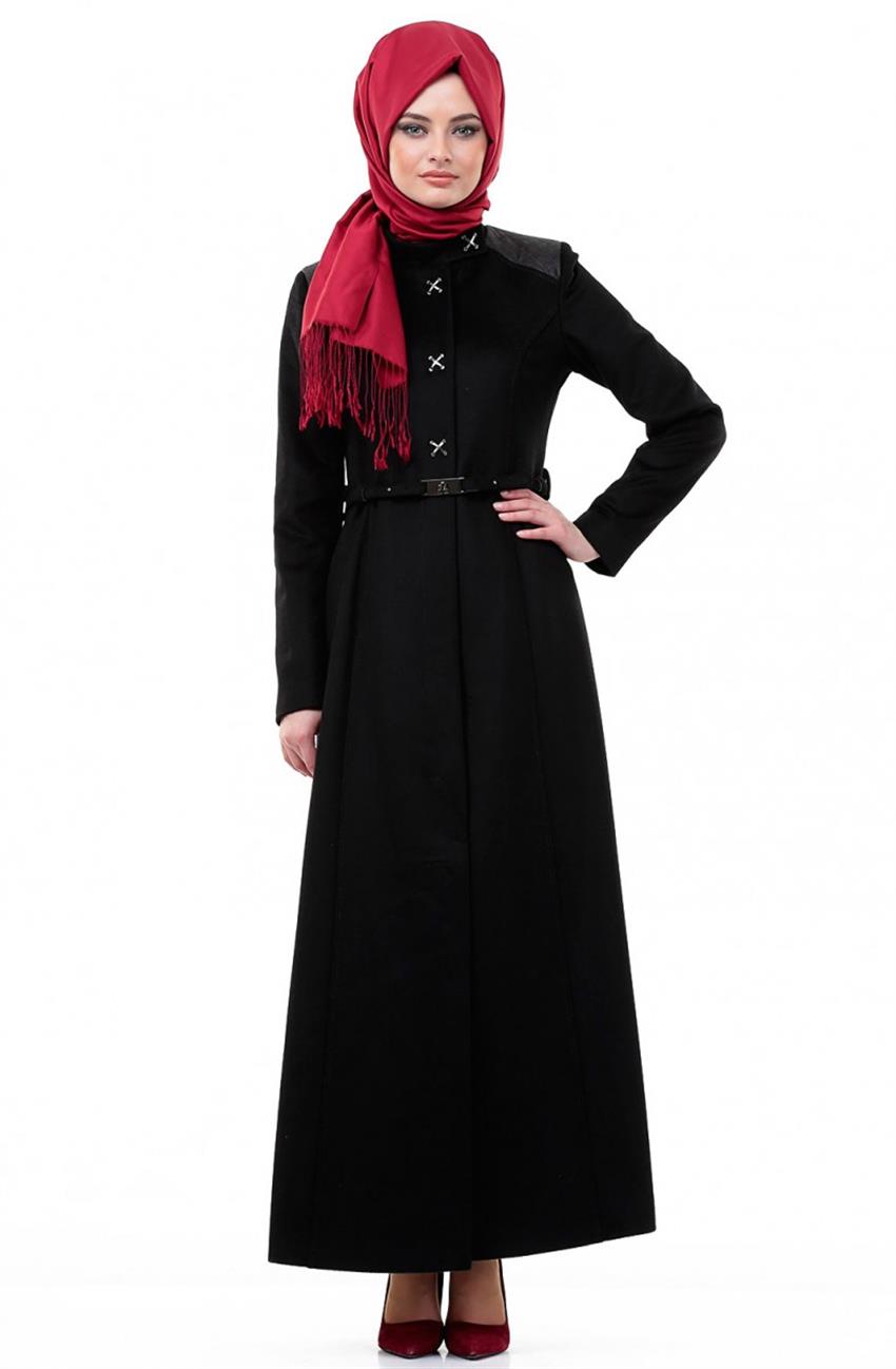 Tuğba Outerwear-Black E5213-09