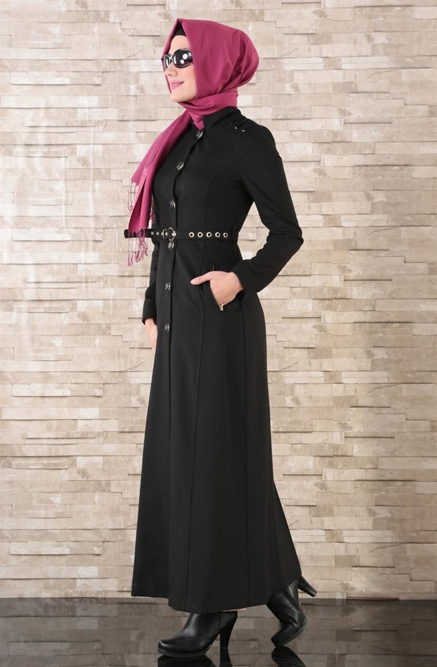Tuğba Outerwear-Black 0331-09