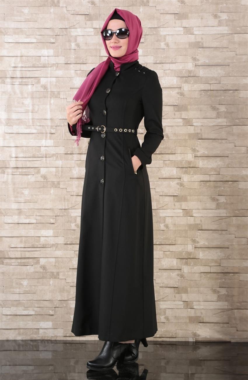 Tuğba Outerwear-Black 0331-09
