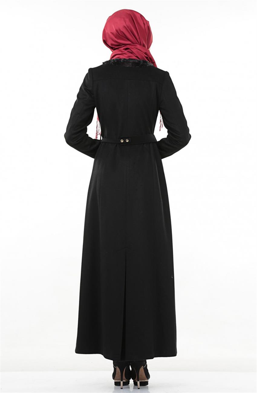 Tuğba Outerwear-Black E7330-09
