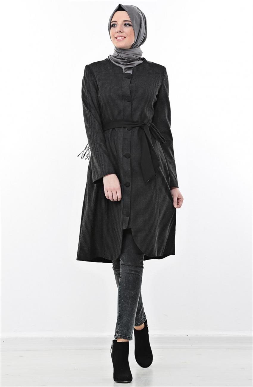 Coat-Black C6556-09