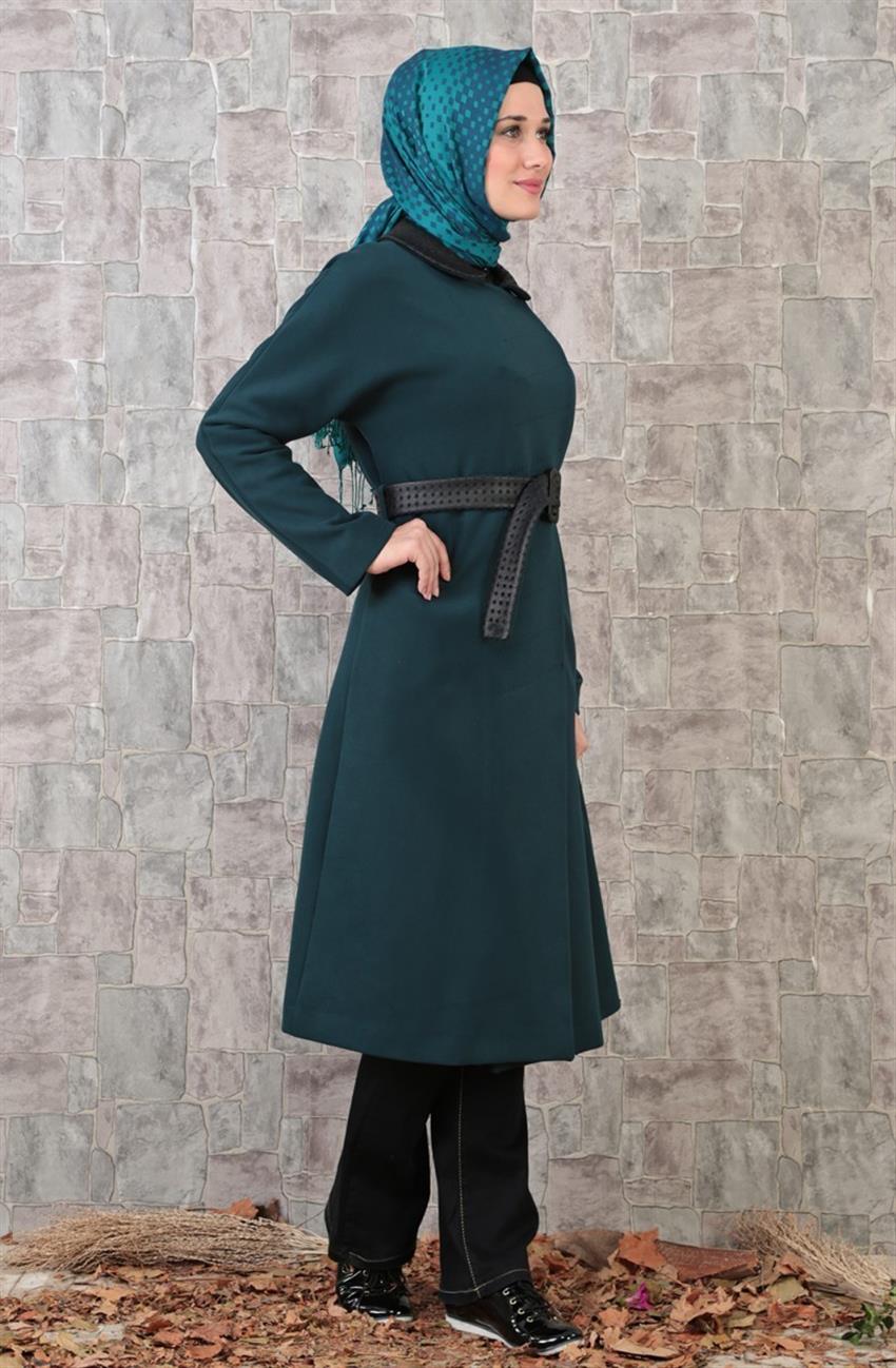 Tuğba Outerwear-Green E1151-22