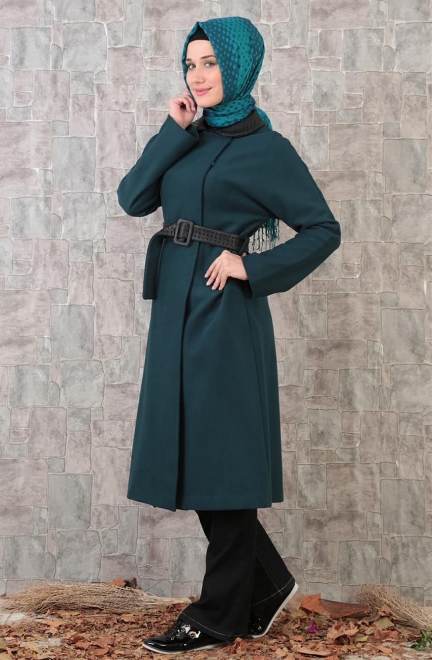 Tuğba Outerwear-Green E1151-22