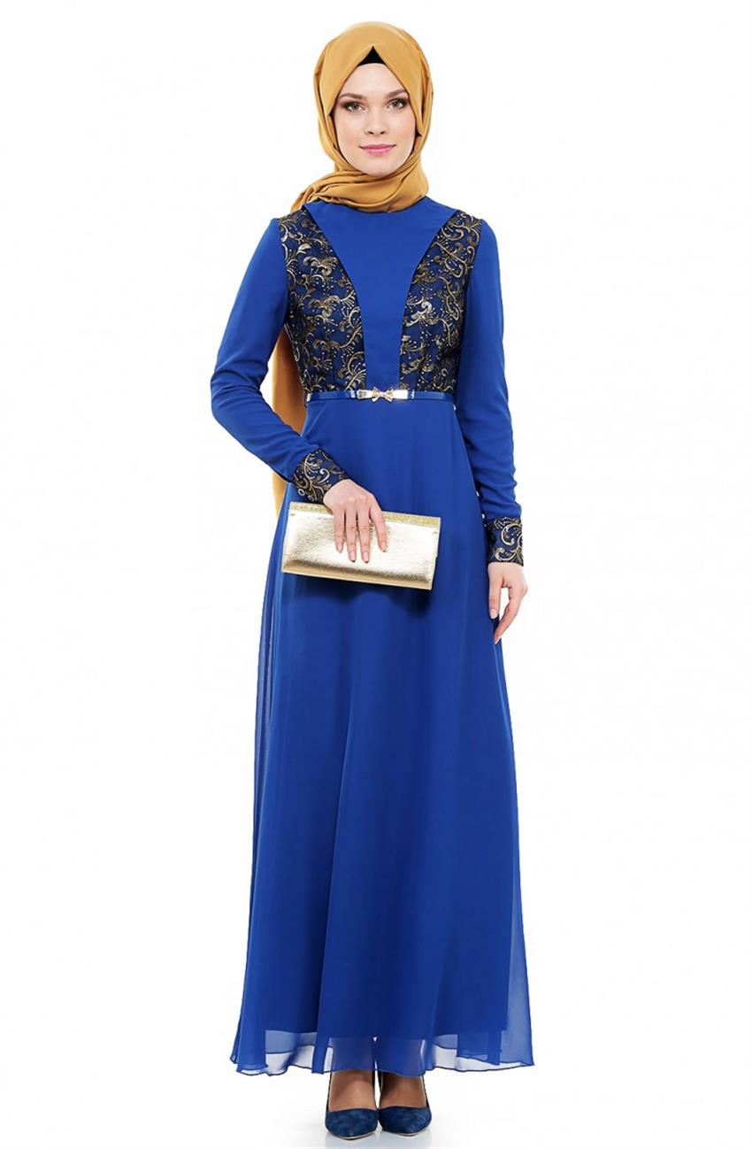 فستان سهرة فستان-أزرق غامق ARM432-47