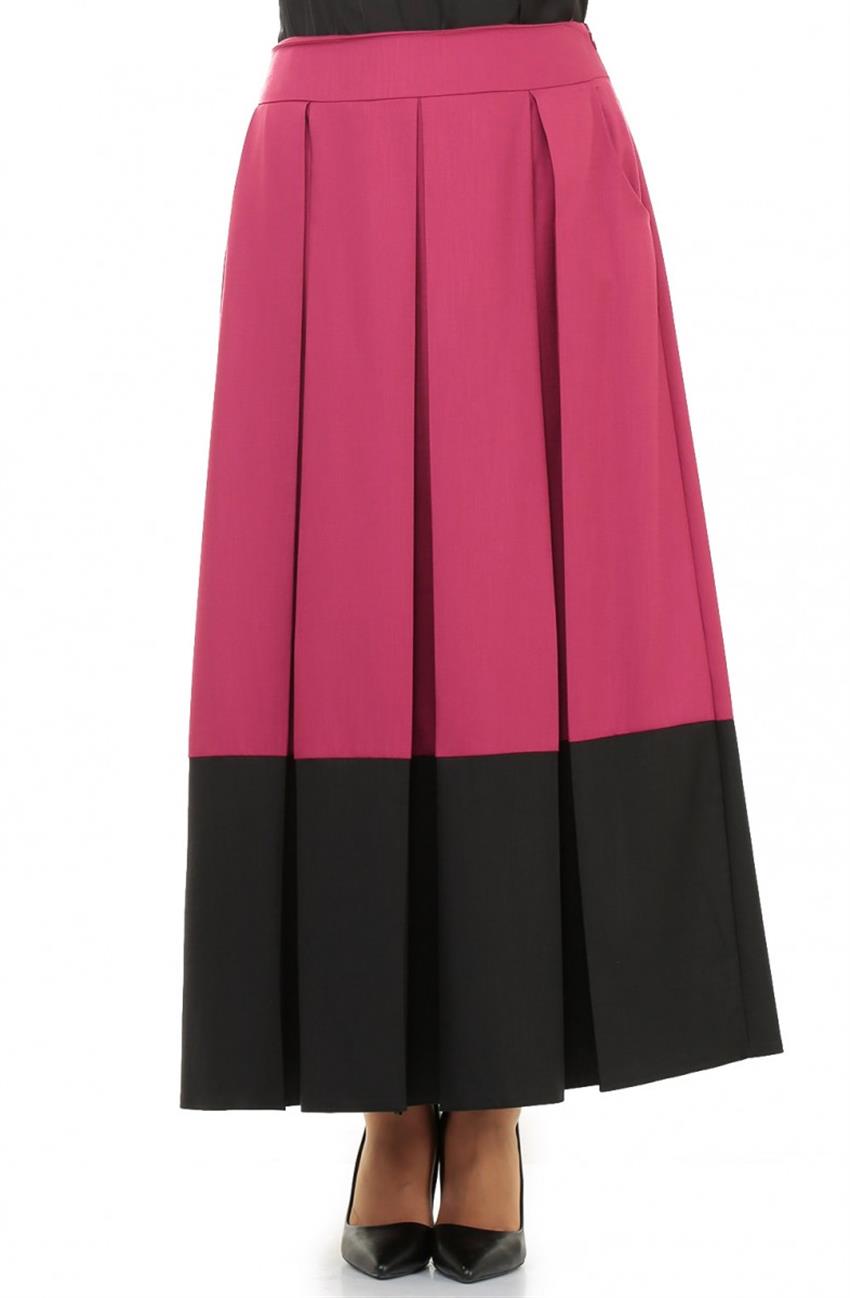 Skirt-Fuchsia F6783-26