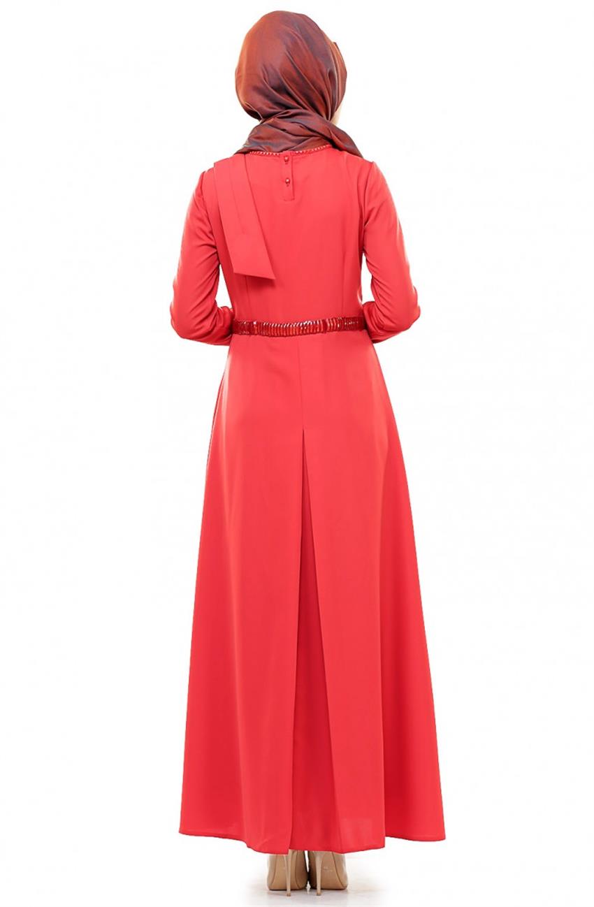 فستان-أحمر D7124-11