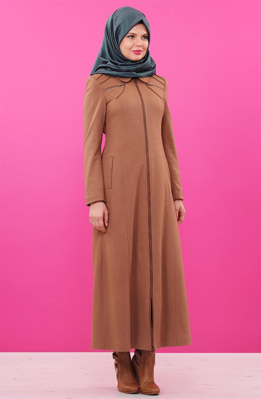 Nihan Outerwear-Camel T3073-03