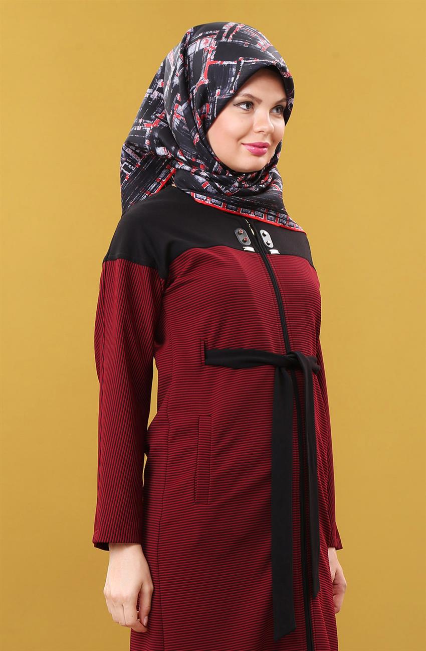 Abaya-Claret Red T3080-30