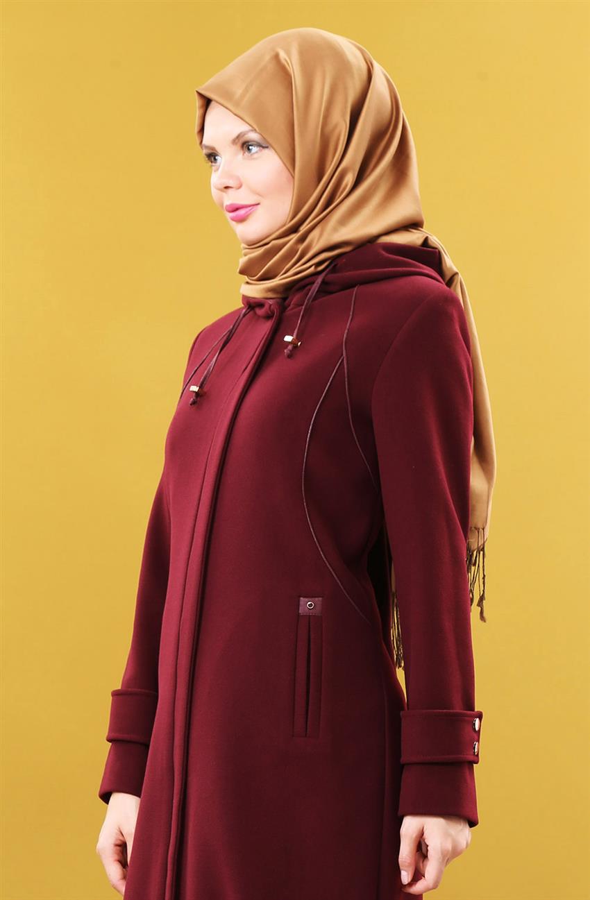 Outerwear-Claret Red T3242-30
