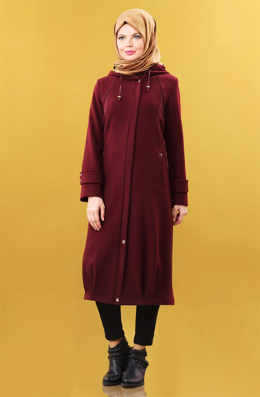 Outerwear-Claret Red T3242-30