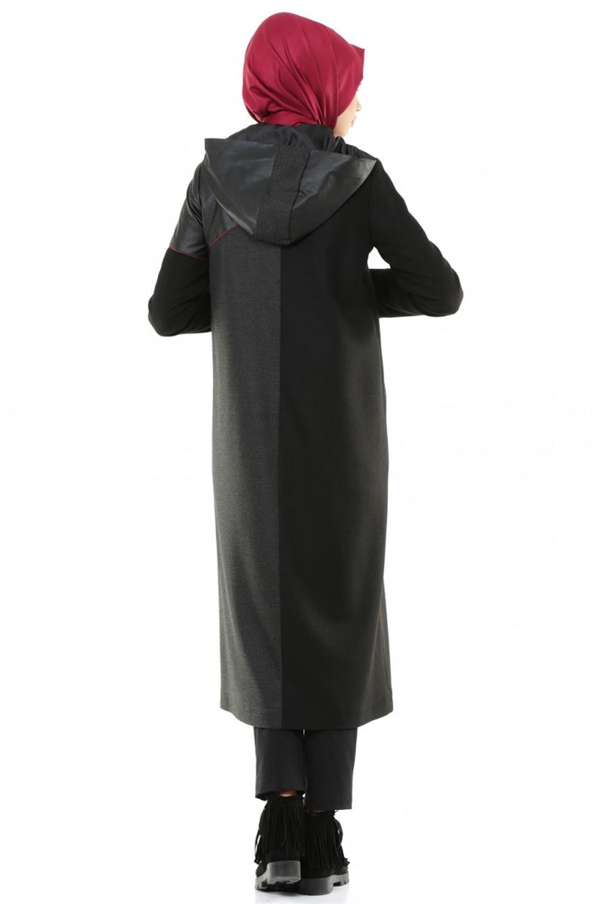 Kayra Coat-Black Black KA-A5-17017-1212