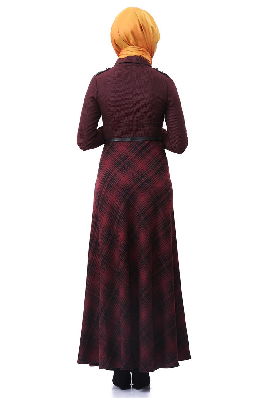 Dress-Claret Red E5150-30