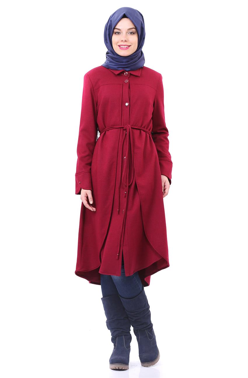 Outerwear-Claret Red T2197-30