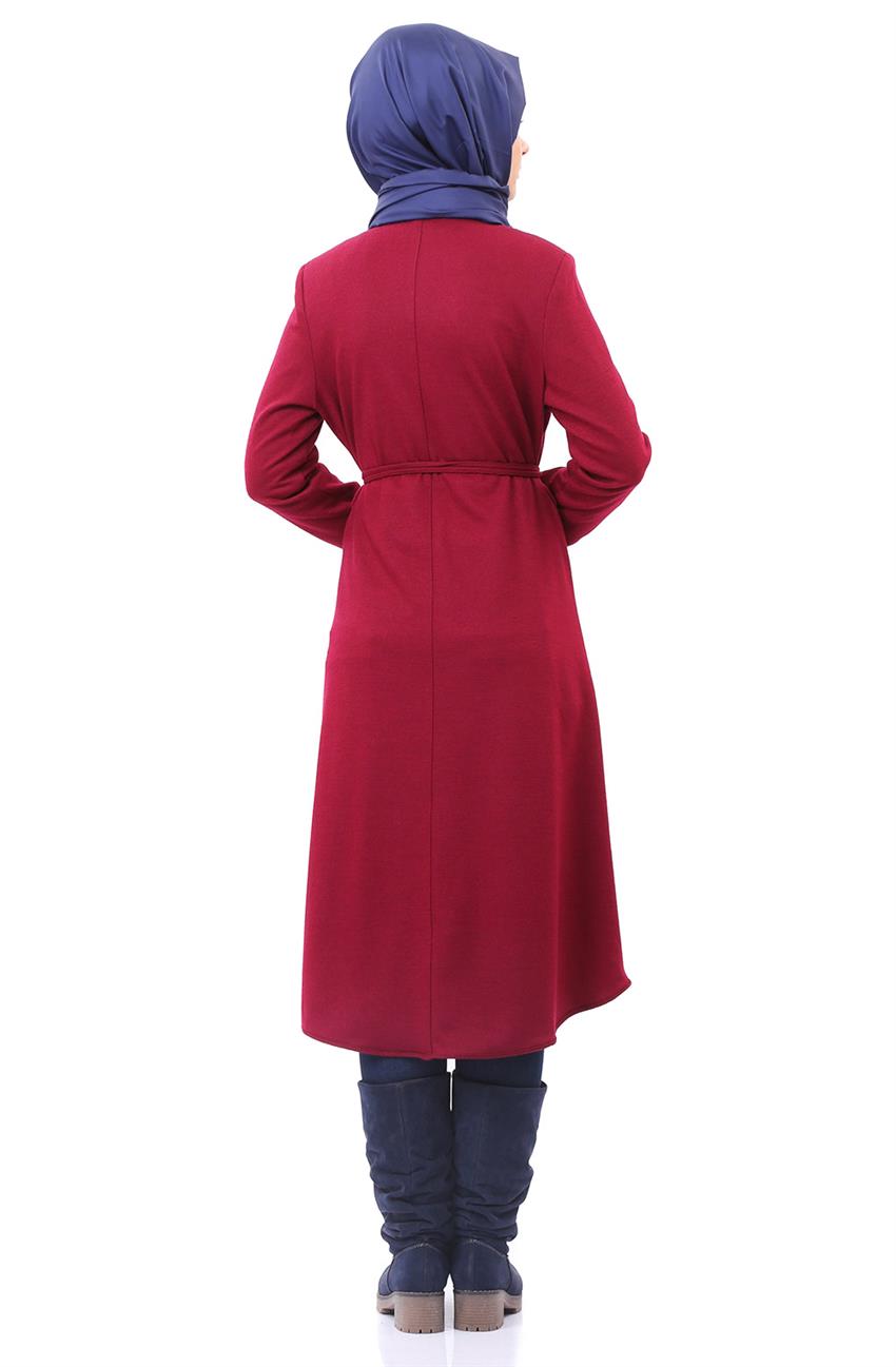 Outerwear-Claret Red T2197-30