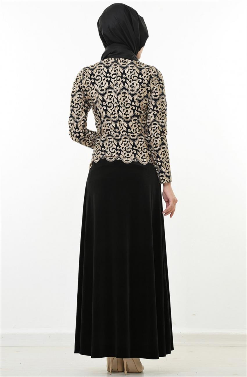 Özne Olmak Evening Dress Dress-Black K155003-01