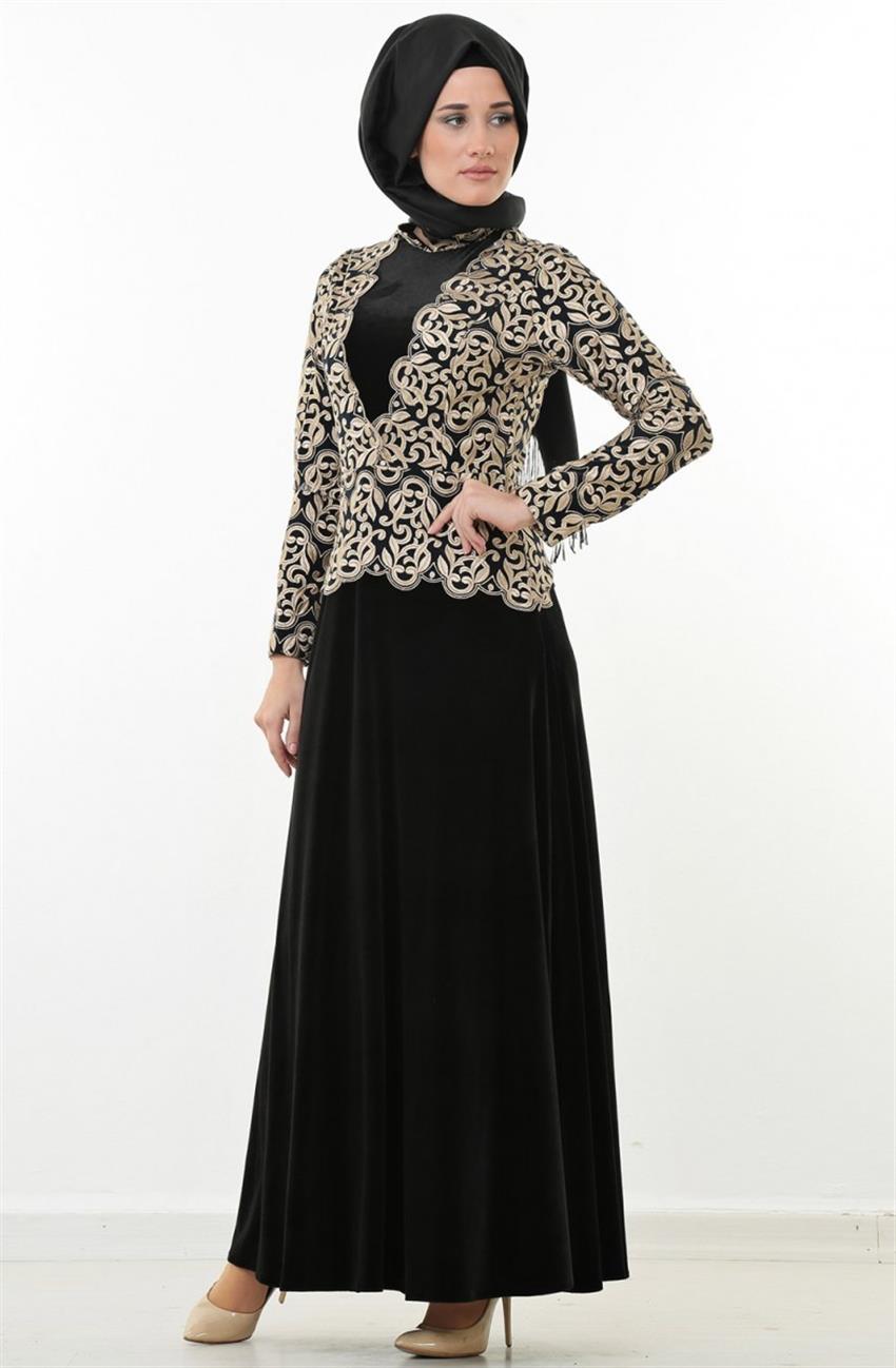 Özne Olmak Evening Dress Dress-Black K155003-01