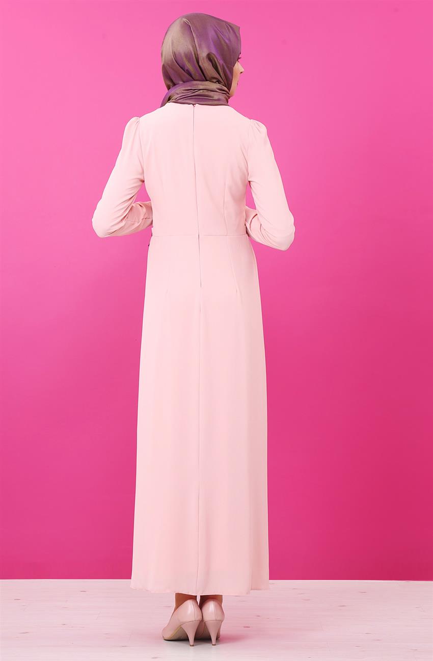 فستان-لون البودرة ar-8017-41