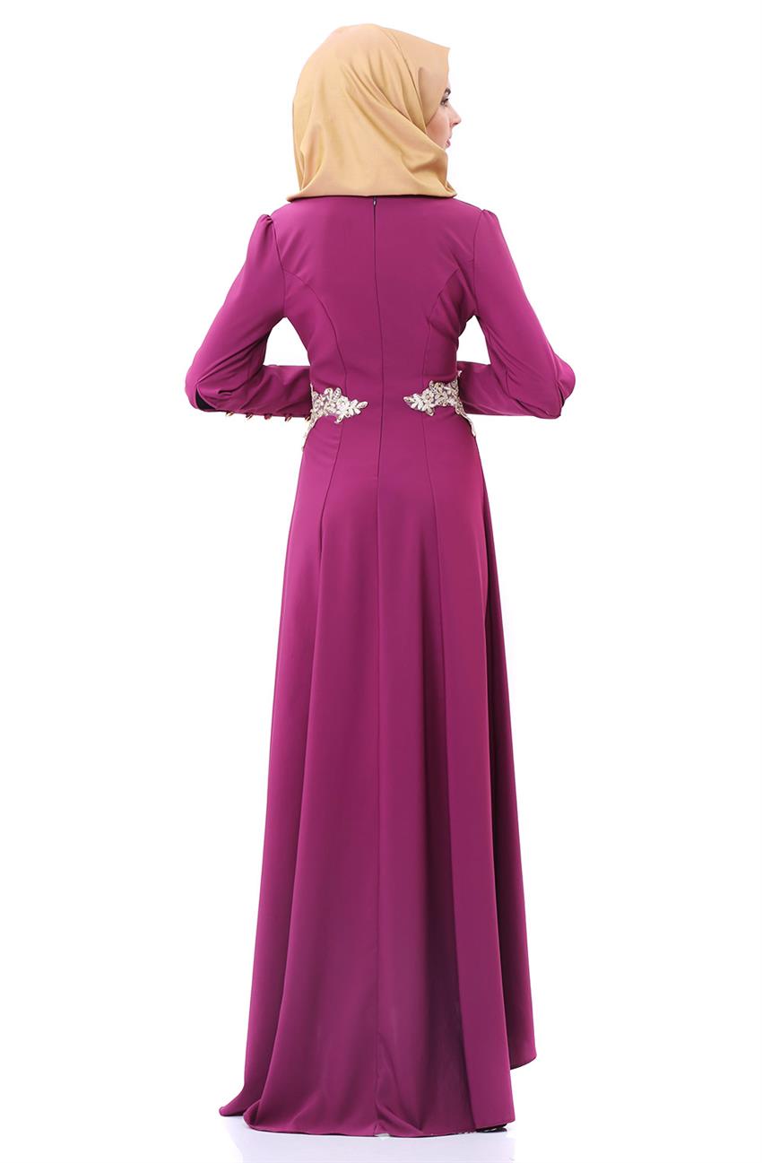 Evening Dress Dress Fuchsia 9013-43