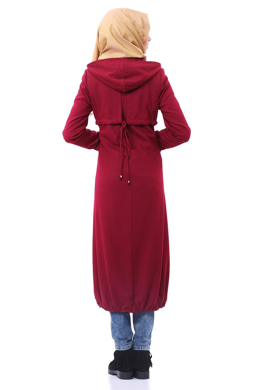 Outerwear-Claret Red T4142-30