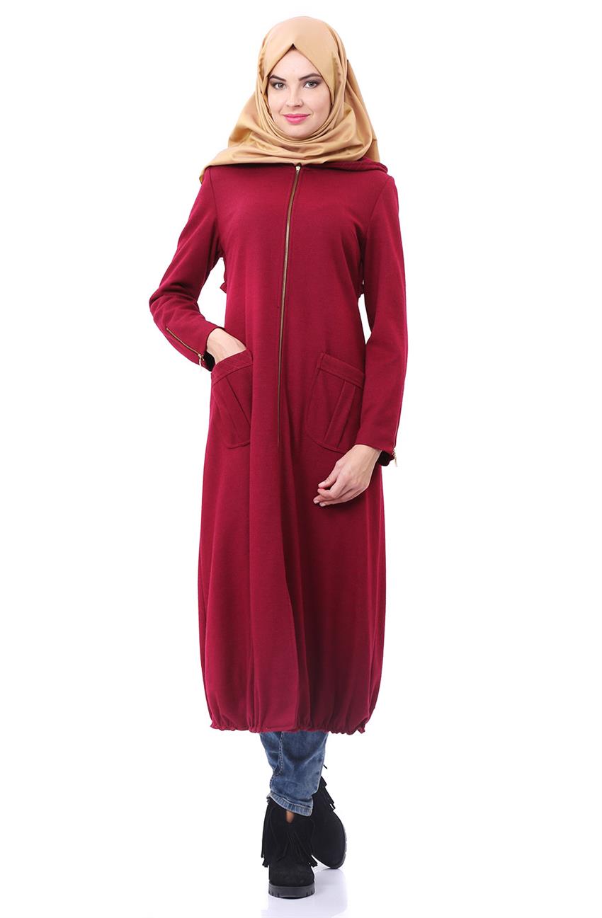 Outerwear-Claret Red T4142-30