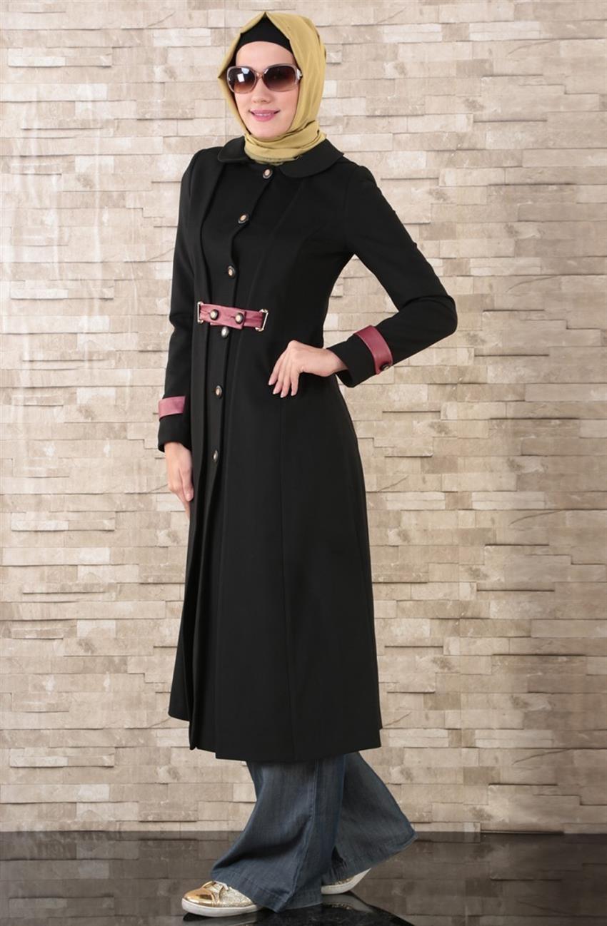 Tuğba & Venn Outerwear-Black C1167-09