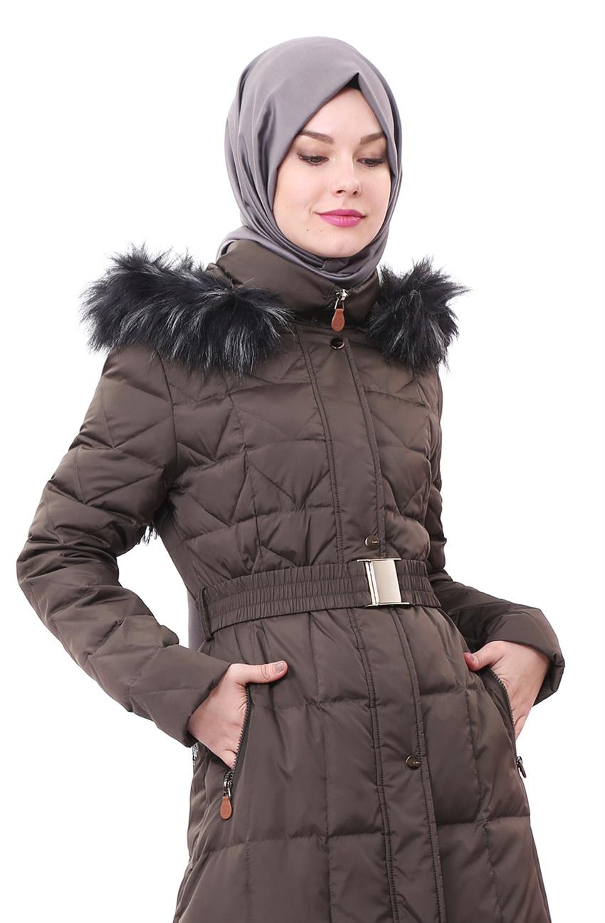 Kayra Coat-Khaki KA-A5-27001-21
