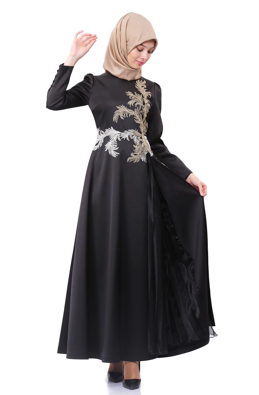 Evening Dress Dress-Black KA-A5-23025-12