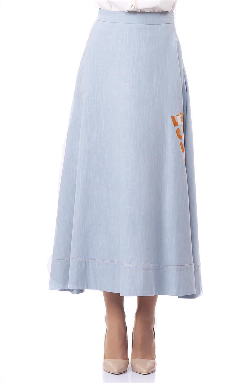 Skirt-Blue KA-B6-12054-09