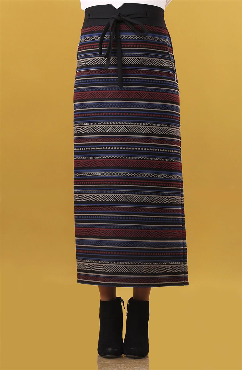 Tuğba Skirt-Süt Brown G6657-08