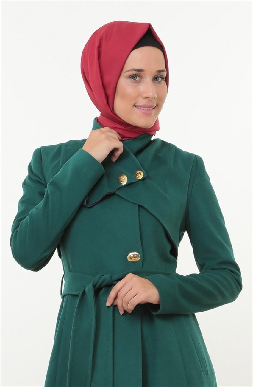 Nihan Coat-Green N3043-22
