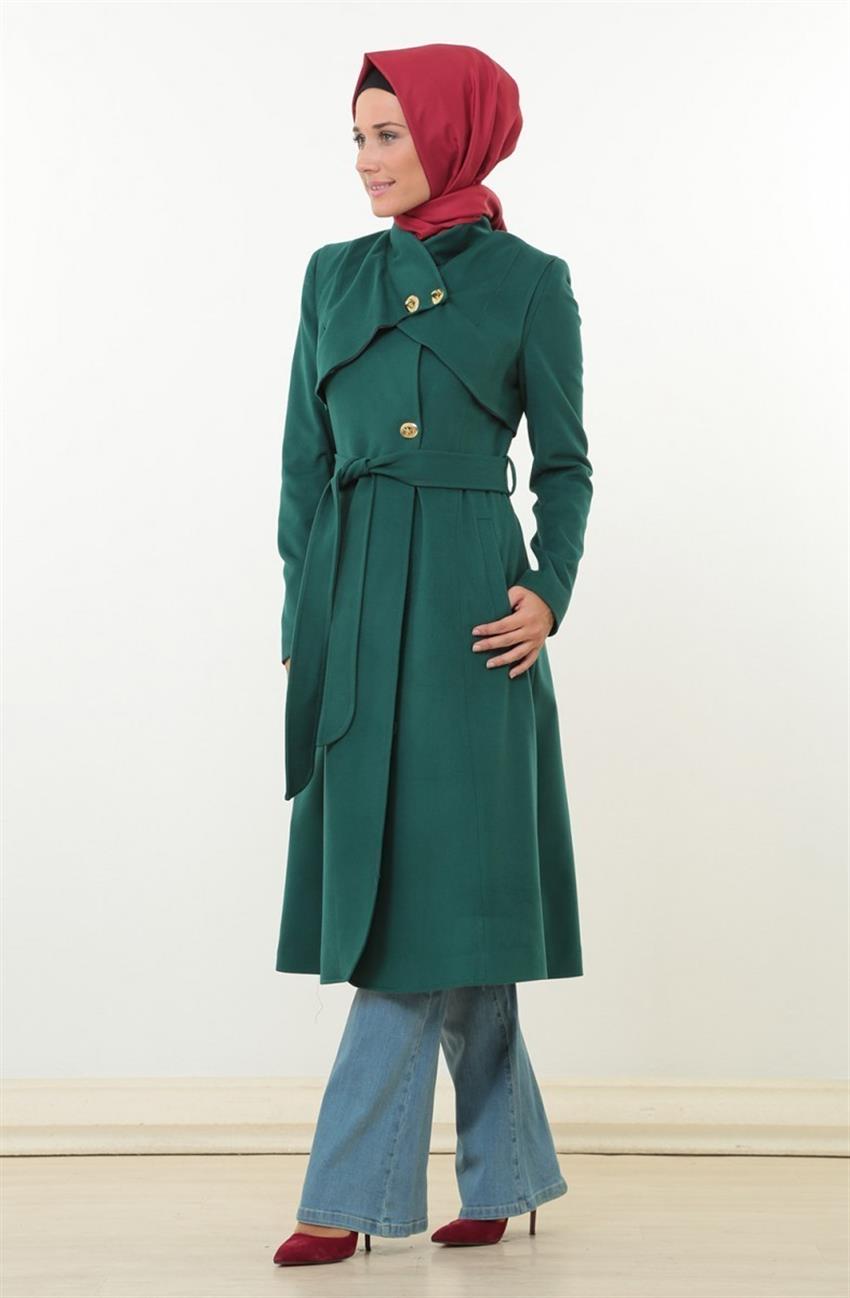 Nihan Coat-Green N3043-22