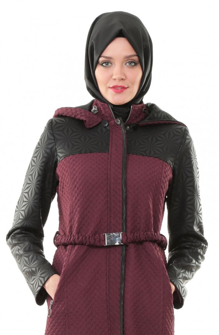 Outerwear-Claret Red T3086-30