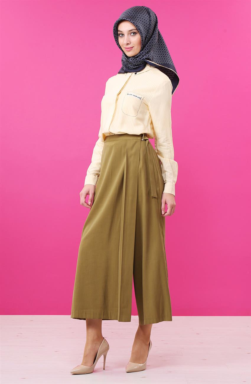 Pants Skirt-Khaki KA-B6-19022-21