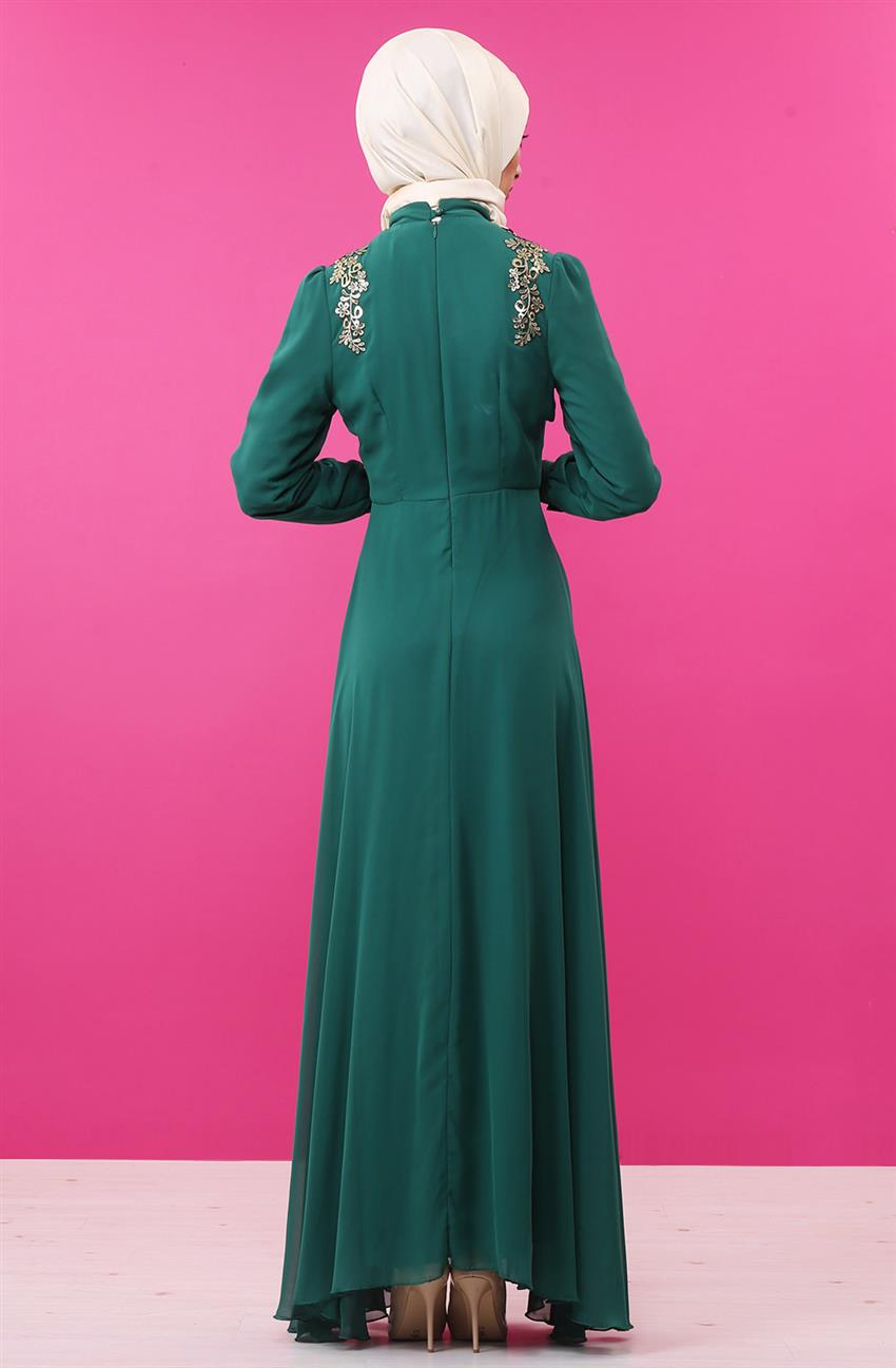Evening Dress Dress-Green 8015-21