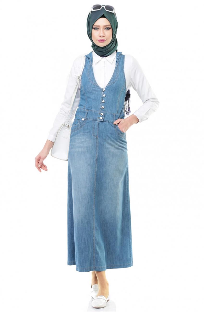 Jeans Dress-Açik Blue 654-15
