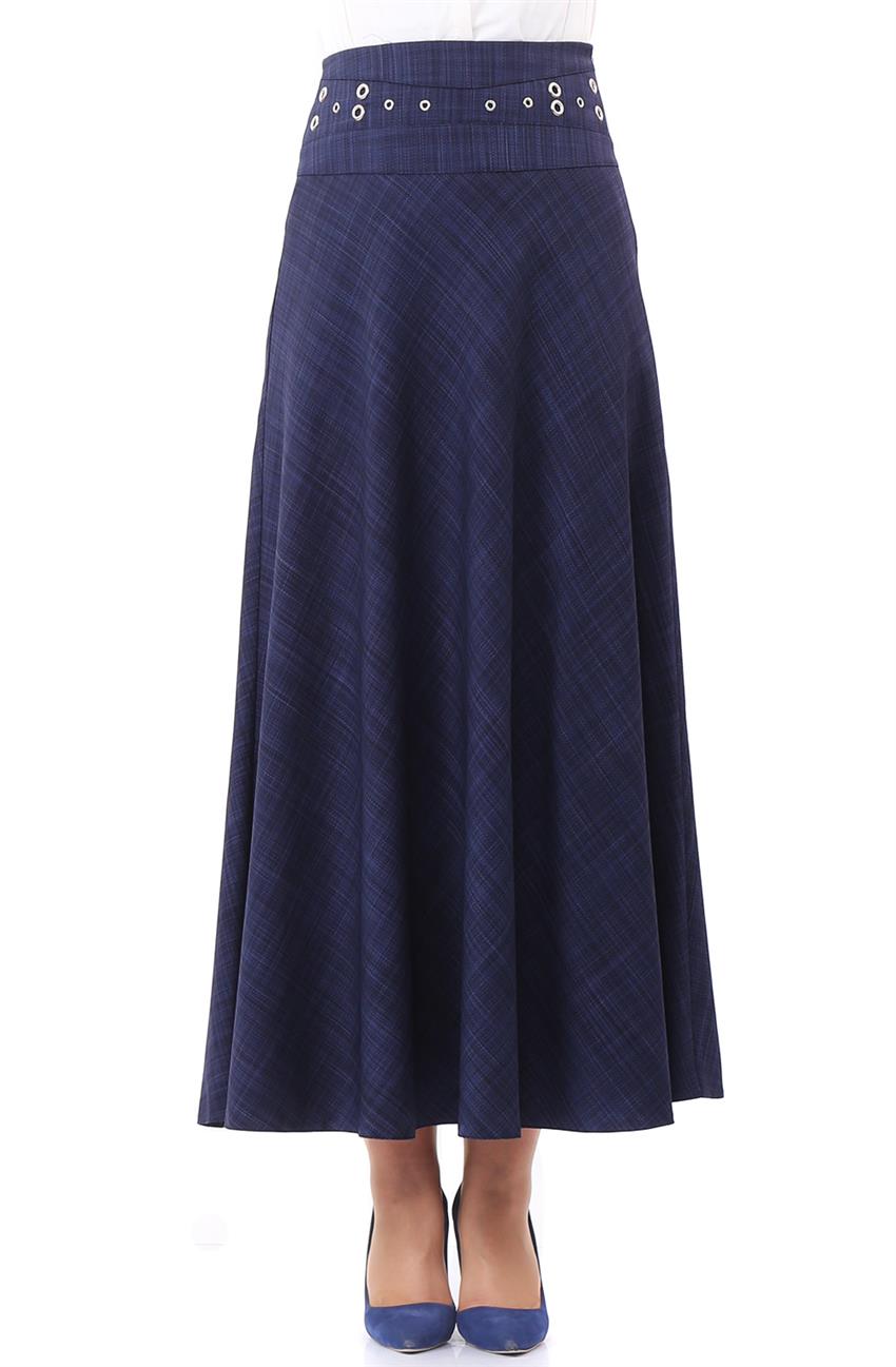 Skirt-Navy Blue 3683-17
