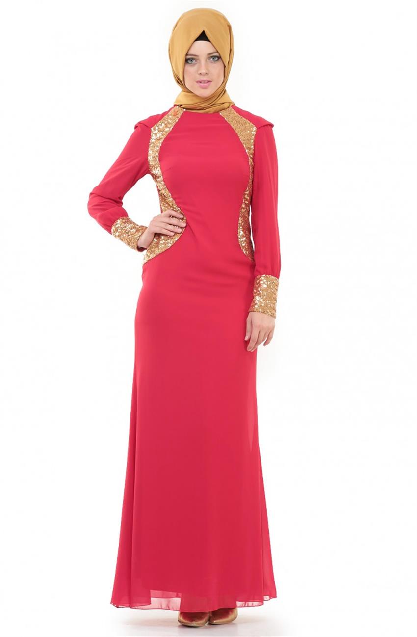 Evening Dress Dress-Red ARM456-34