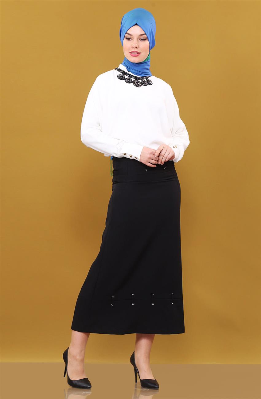 Skirt-Black 3666-01