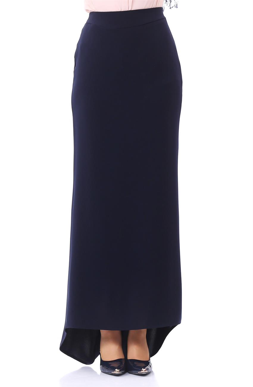 Skirt-Navy Blue 1741-17