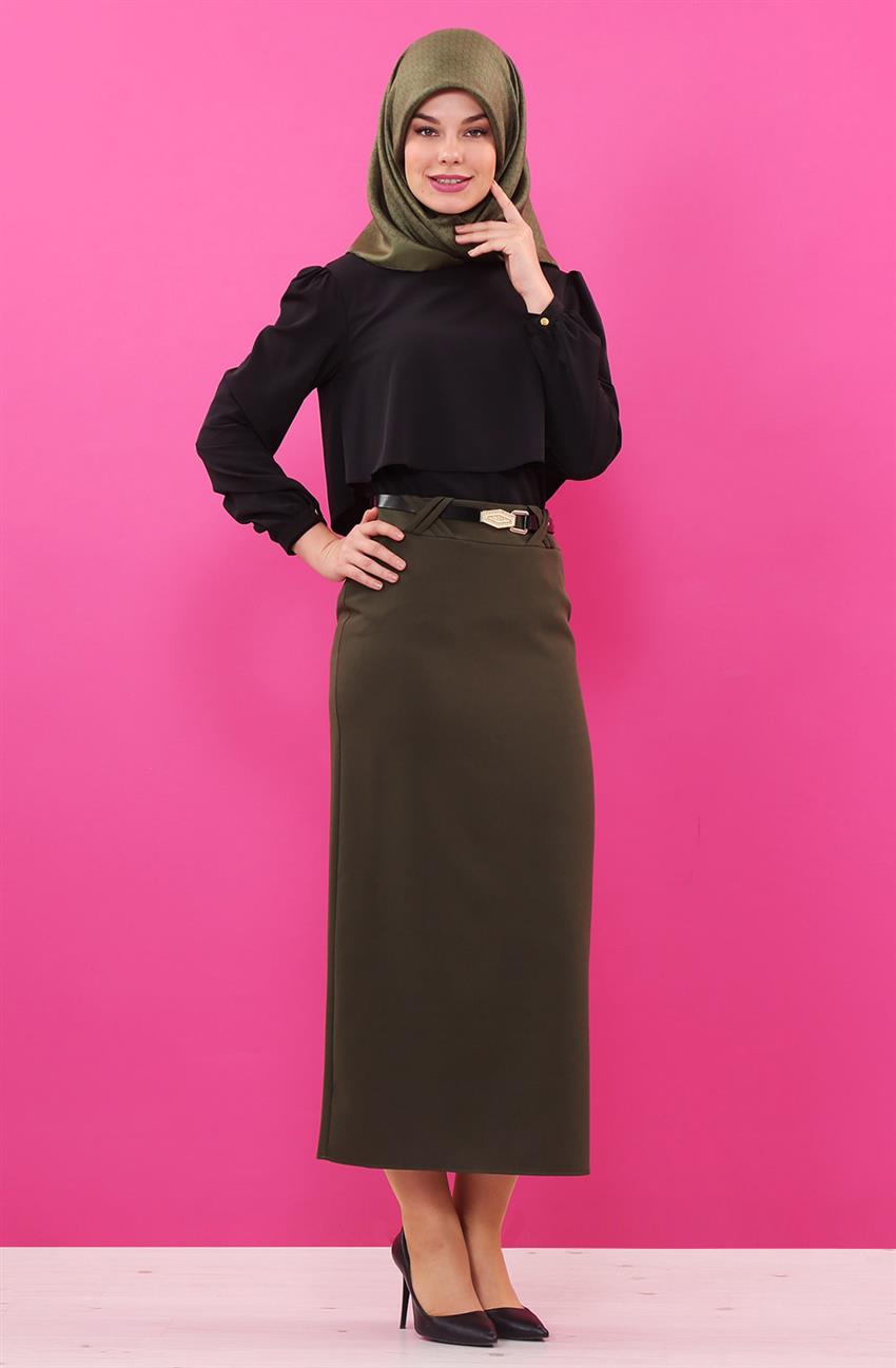 Skirt-Khaki 3685-27