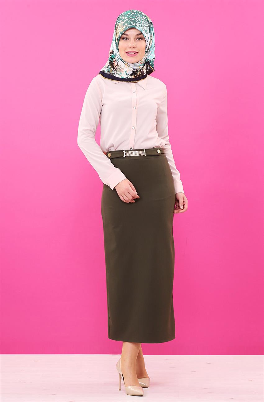 Skirt-Khaki 3688-27