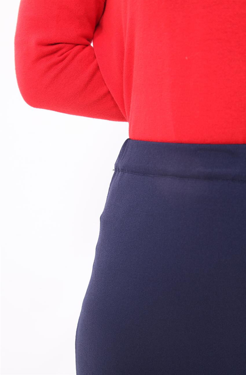 Knitwear Skirt-Navy Blue KA-B6-TRK05-11
