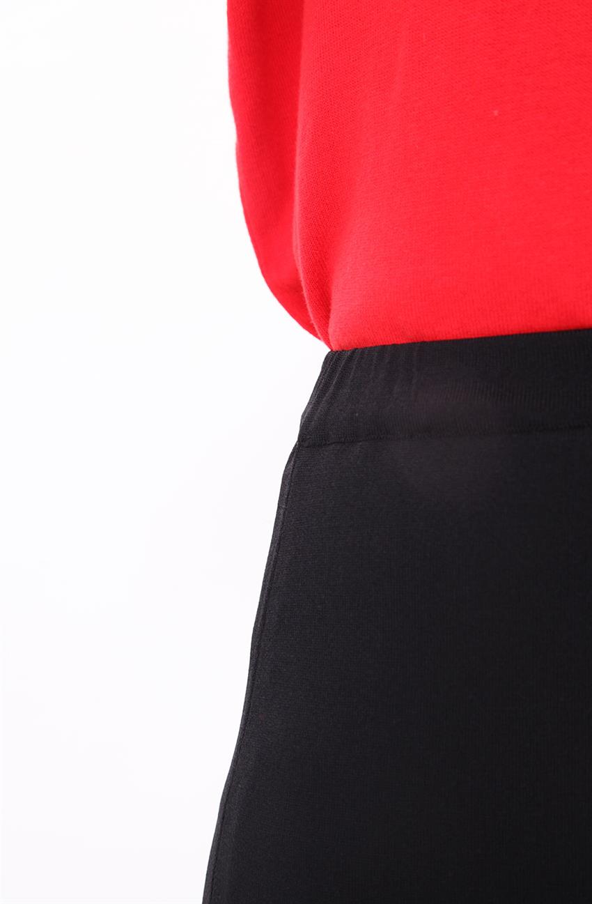 Knitwear Skirt-Black KA-B6-TRK05-12