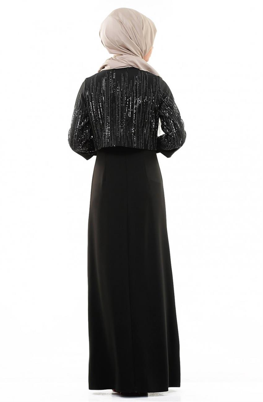 Evening Dress Dress Suit-Black 4563-001-01