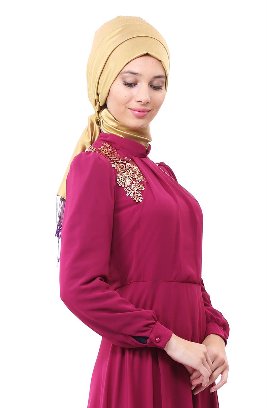 فستان سهرة فستان-فوشي ar-8015-43