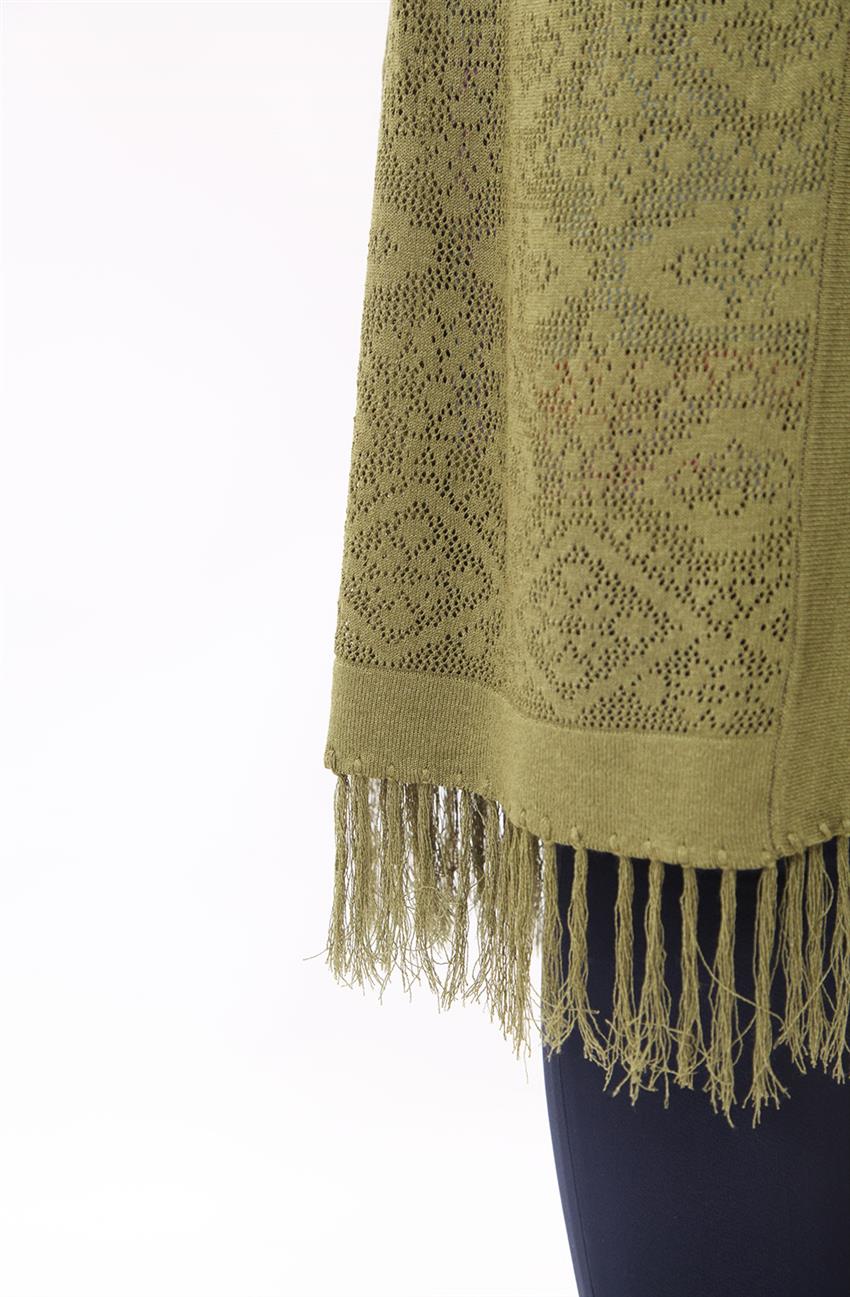 Knitwear Cardigan-Olive KA-B6-TRK02-33