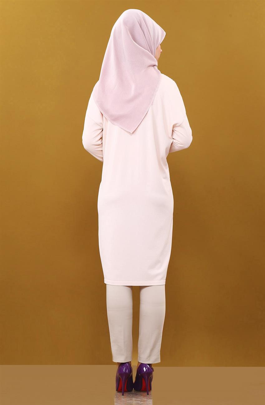 Knitwear Tunic-Pink KA-B6-TRK09-17