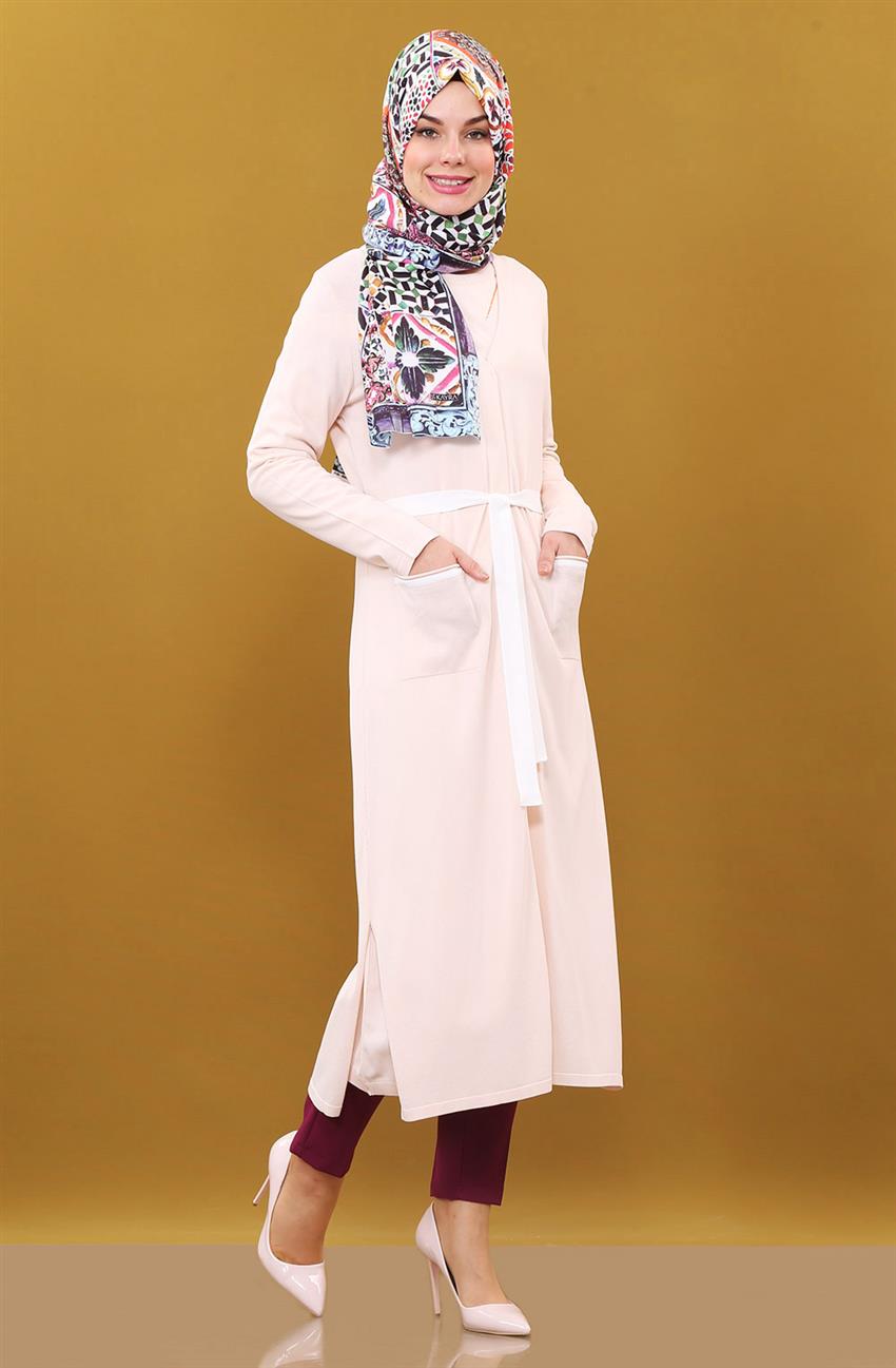 Knitwear Cardigan-Pink KA-B6-TRK13-17
