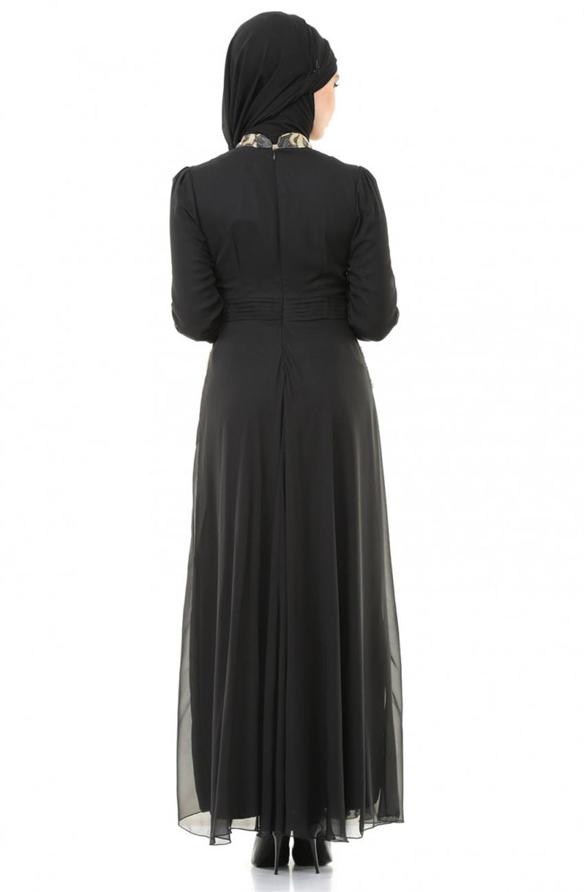 Evening Dress Dress-Black ARM7014-01